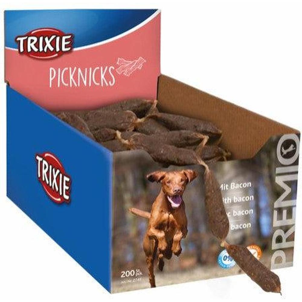 TRIXIE Premio Picknicks avec bacon Friandises pour petits chiens 200x8g