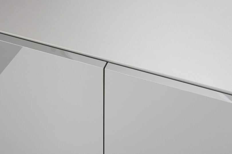 AQUAEL Meuble GLOSSY 100 Gris portes acrylique 100x40x72cm support 300kg