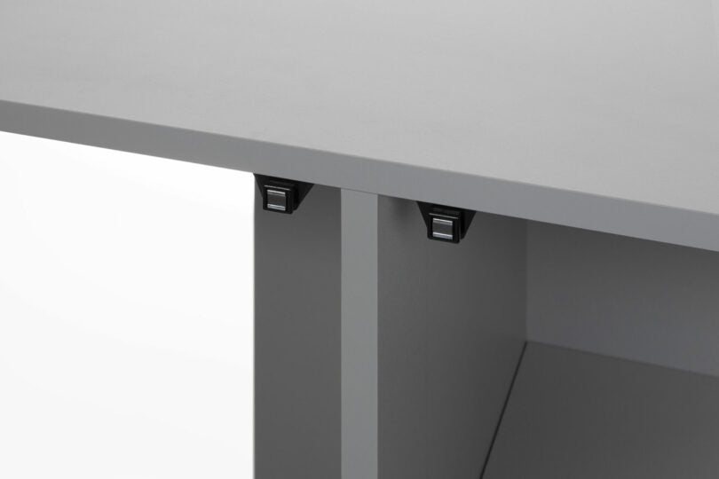 AQUAEL Meuble Glossy 150 Blanc Portes Acrylique 150x50x72cm