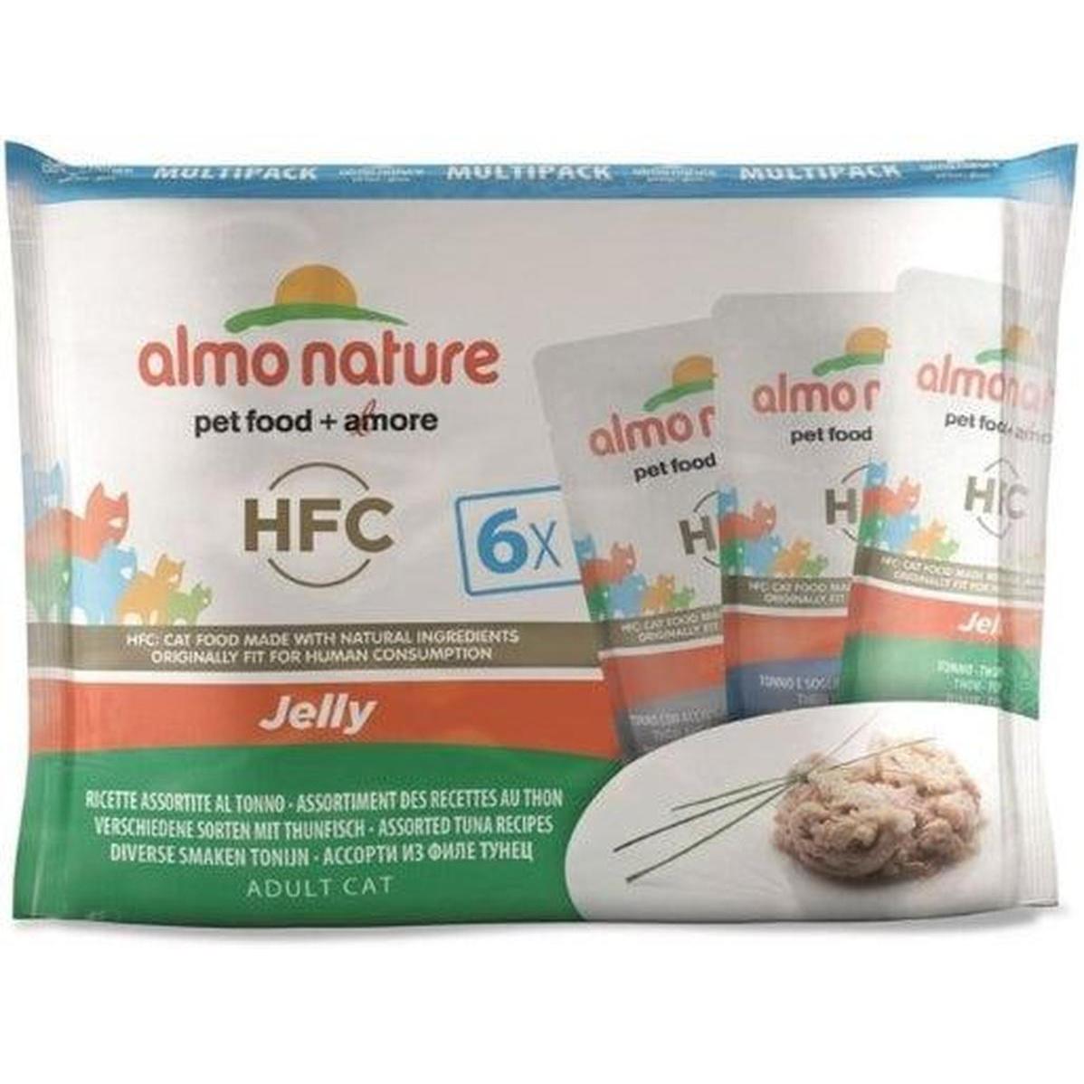 ALMO NATURE HFC Multipack Gelée 3 Saveurs Thon 6x55g