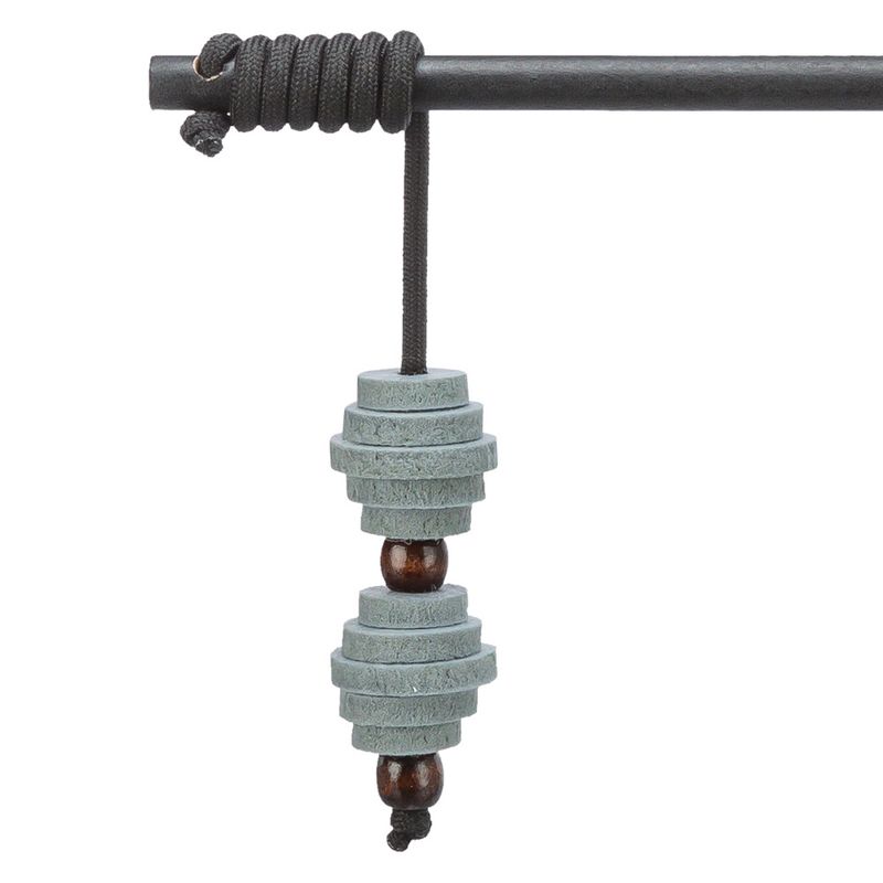 TRIXIE Canne à pêche avec balles CityStyle Jouet interactif pour chat 40cm Bois et Feutre