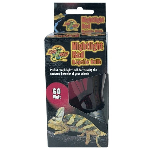 ZOOMED Lampe Nightlight Red 100W Ampoule chauffante rouge pour reptiles et petits animaux