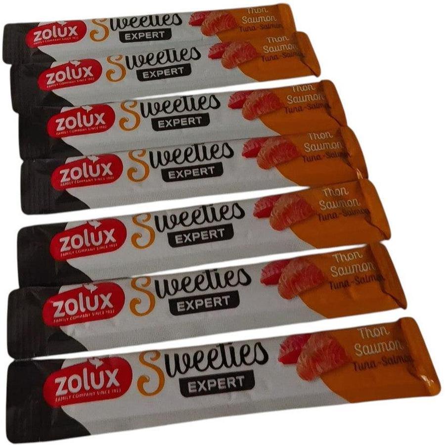 ZOLUX Stick Crème Thon Saumon 14g Friandise Crémeuse pour Chat