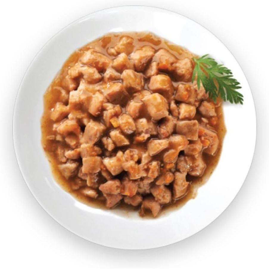 WELLNESS CORE Tender Cuts Nourriture humide pour chat adulte Poulet et Dinde en sauce 85g