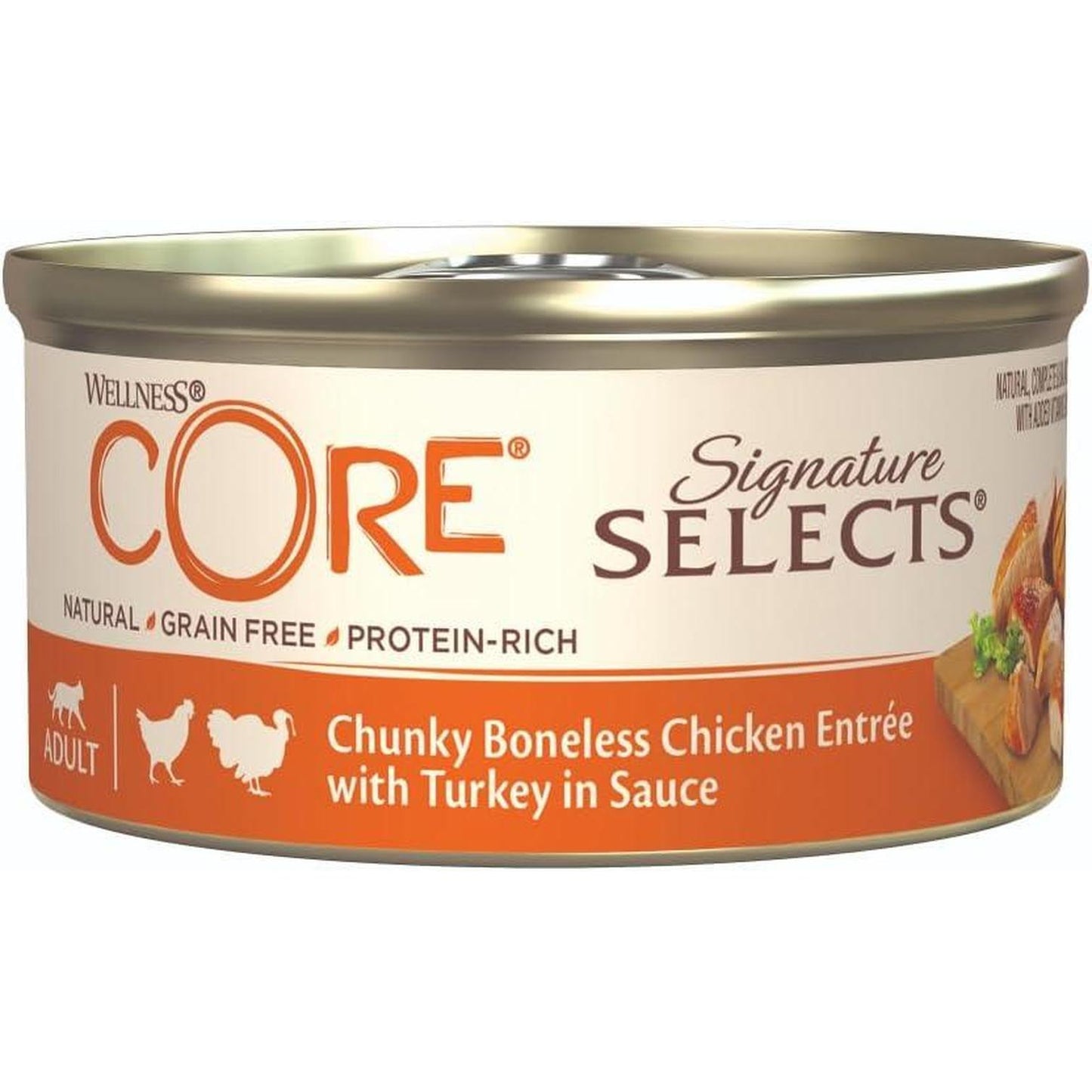 WELLNESS CORE Signature Selects Chat Sélection Tendre Morceaux 8x79g