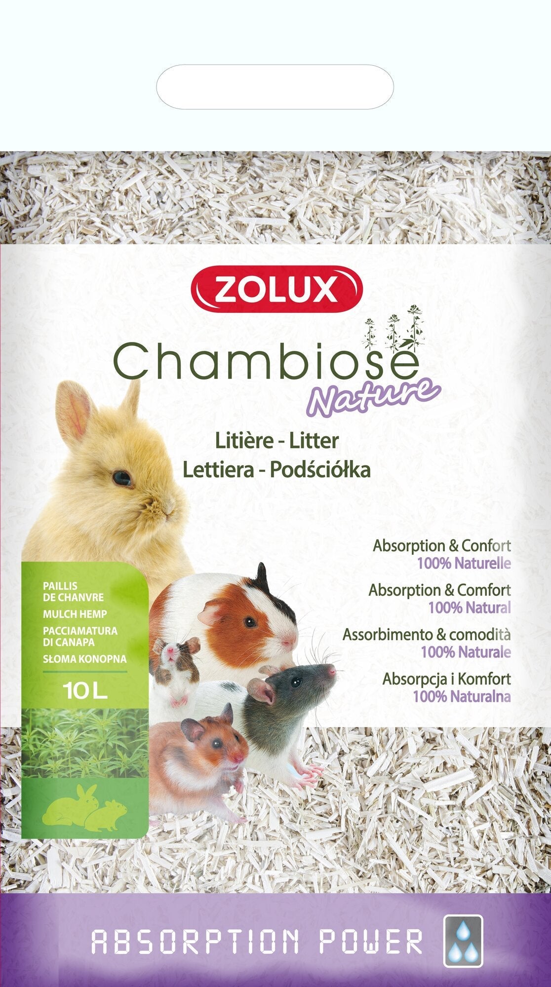 ZOLUX Litière Chambiose Nature 10L