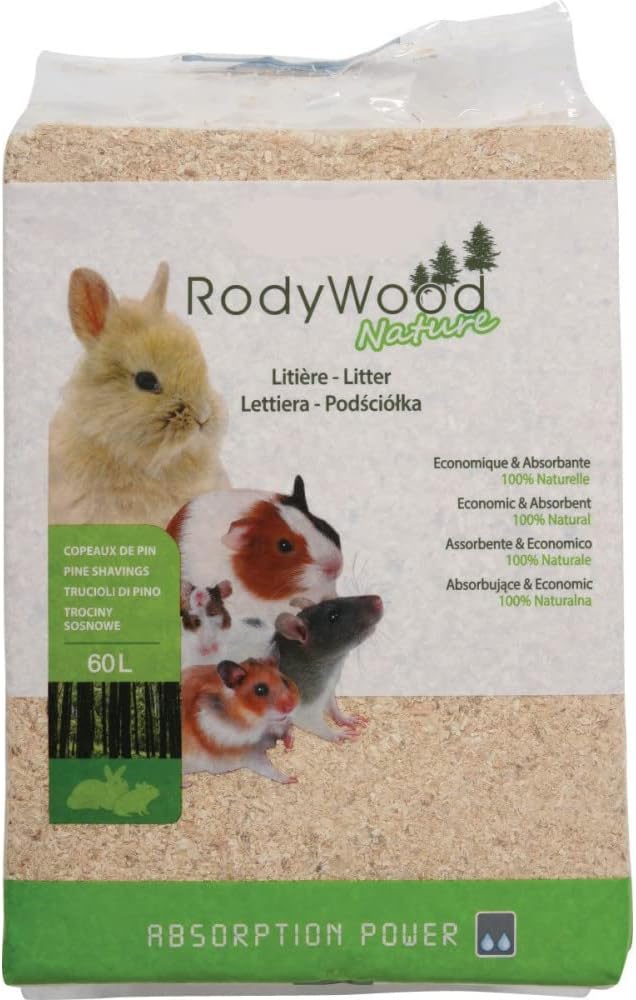 ZOLUX Litière Rodywood Nature 60L