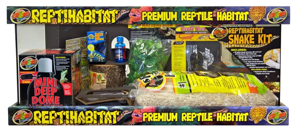 ZOOMED ReptiHabitat Terrarium Double Porte 91x46x46 cm