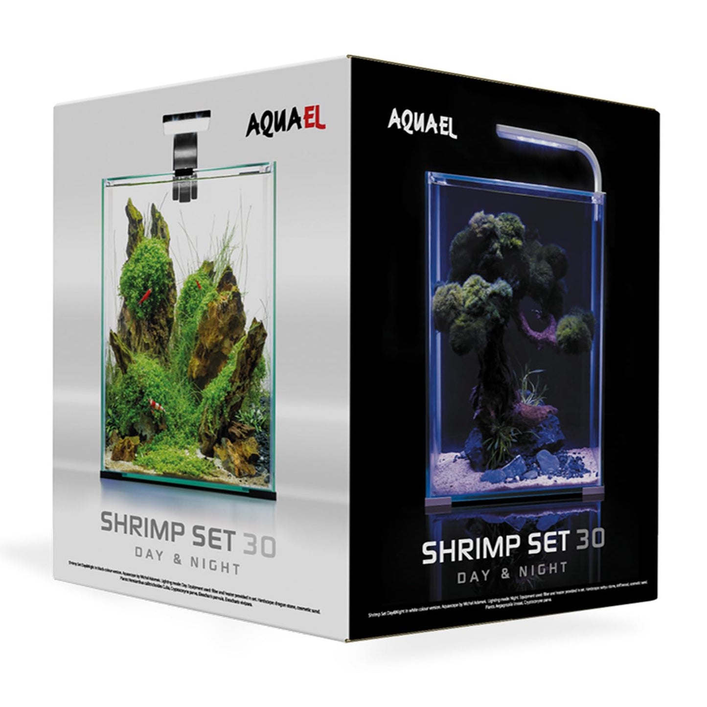 AQUAEL Aquarium Shrimp Set Smart D&N 30 Blanc 30L