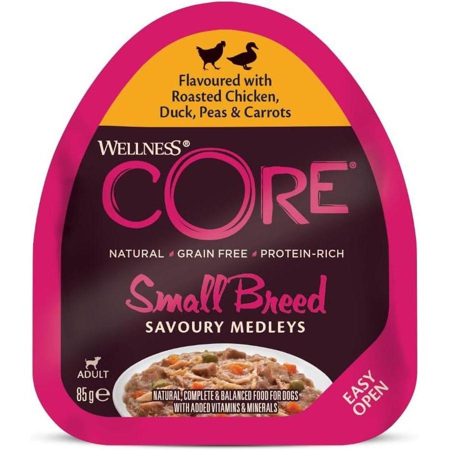 WELLNESS CORE Savoury Medleys Small Breed Butcher Selection 6x85g