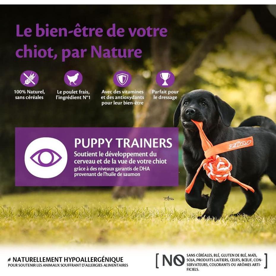 WELLNESS CORE Puppy Trainers Friandises d'apprentissage pour Chiot Poulet Carottes 170g