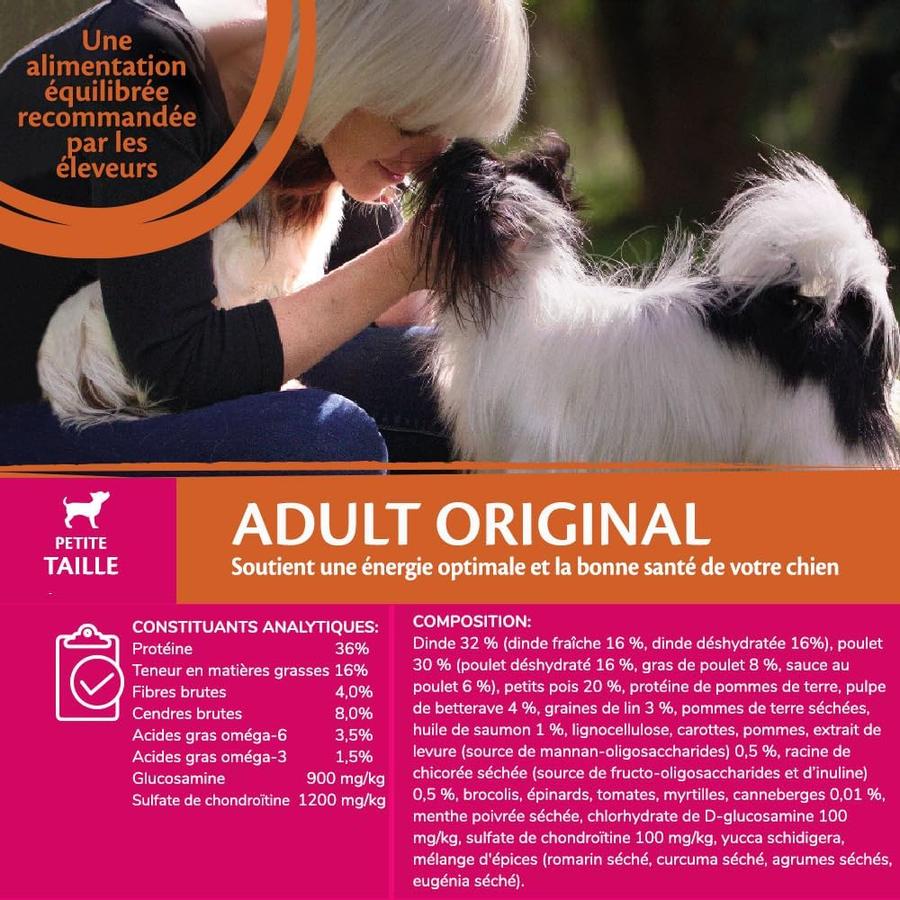 WELLNESS CORE Small Breed Adult Original Dinde et Poulet 1.5kg