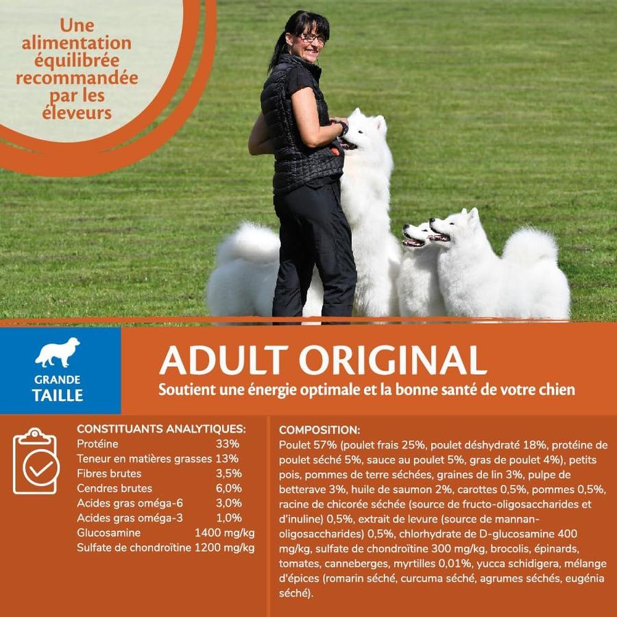 WELLNESS CORE Large Breed Adult Original Poulet 10kg