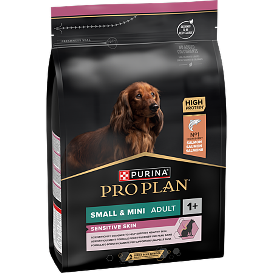 PRO PLAN Small & Mini Adult Sensitive Skin Saumon 3kg