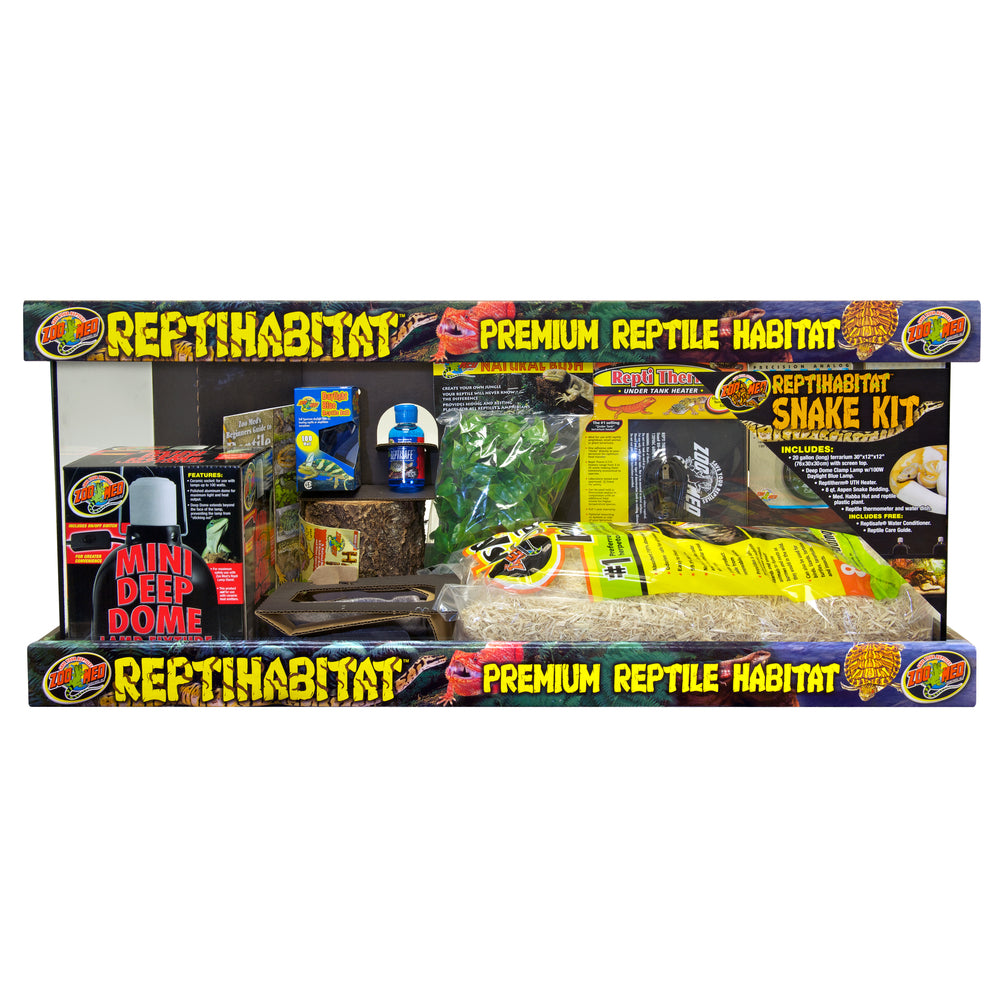 ZOOMED ReptiHabitat Kit Tortues Aquatiques 76x30x30cm avec Éclairage UVB et Filtre Submersible
