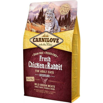 CARNILOVE Adulte Gourmand Poulet & Lapin 2kg