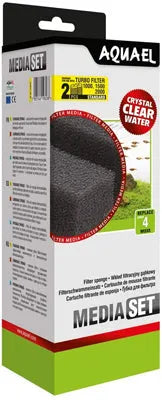 MOUSSE pour filtre TURBO 1000/1500/2000 (2pc)