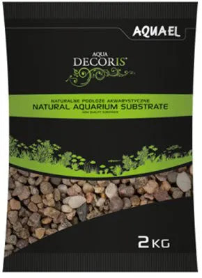 Gravier NATUREL MULTICOLORED 5-10mm 2kg AQUAEL