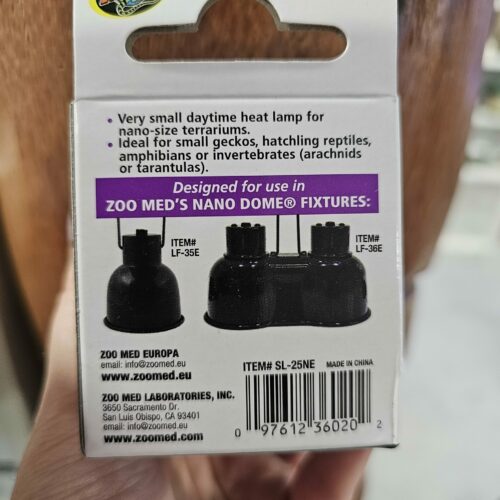 ZOOMED Lampe Nano Repti Basking Spot 25W