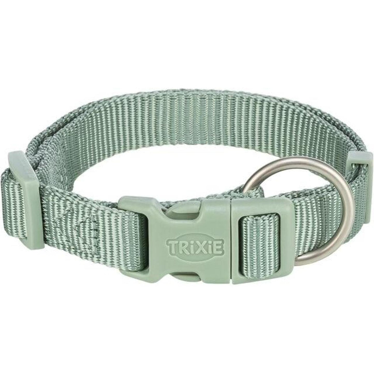 TRIXIE Premium Collier pour Chien Nylon Réglable Noir 25-40 cm x 1,5 cm