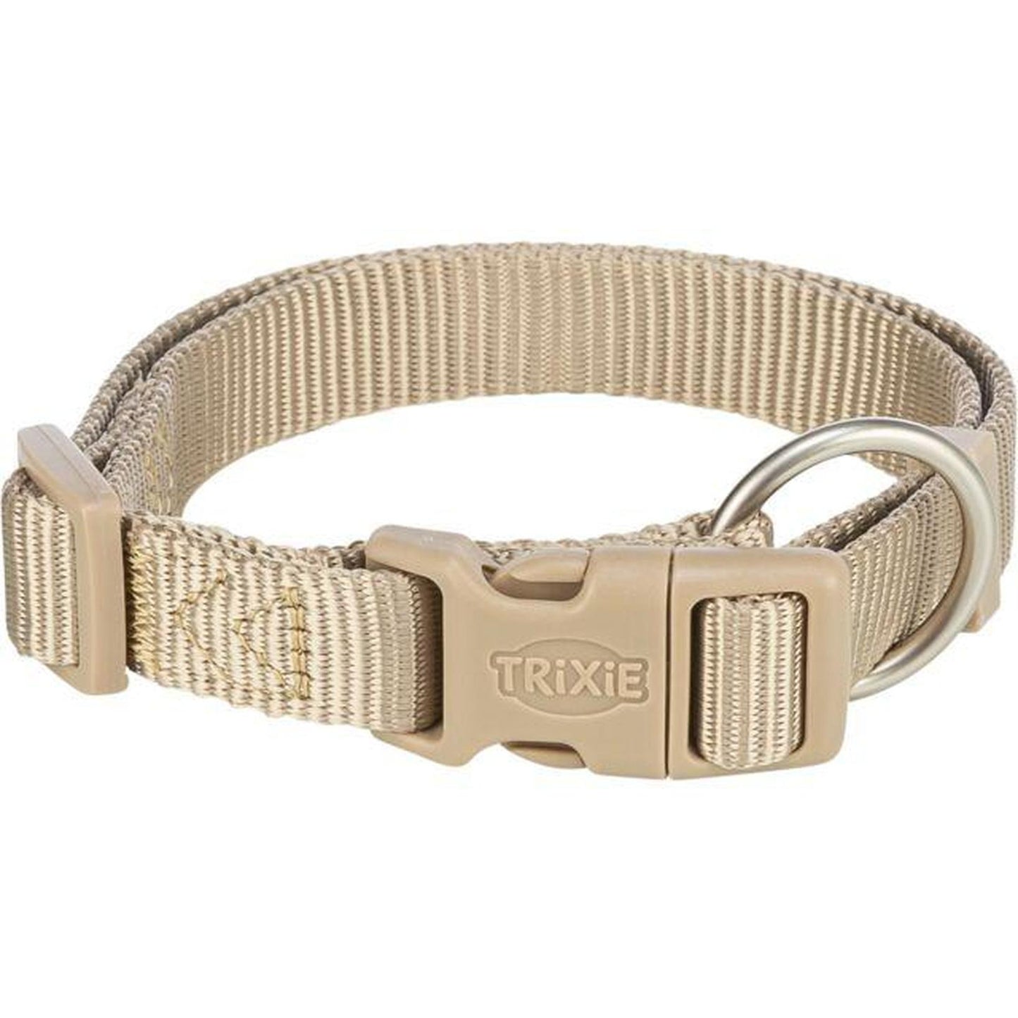 TRIXIE Premium Collier pour Chien Nylon Réglable Noir 25-40 cm x 1,5 cm