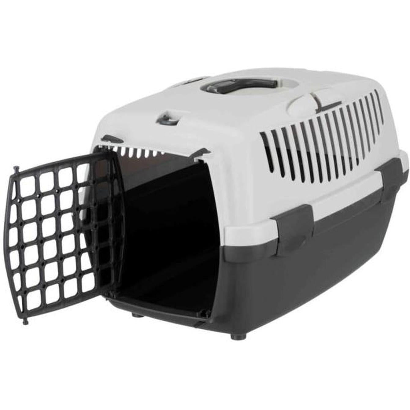 TRIXIE Box de transport Capri 3 S 40 x 38 x 61 cm Gris foncé/Gris clair