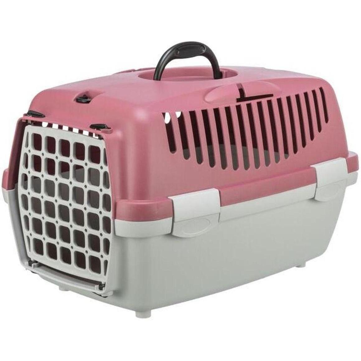 TRIXIE Box de transport Capri 1 XS 32 x 31 x 48 cm Gris clair/Vieux rose