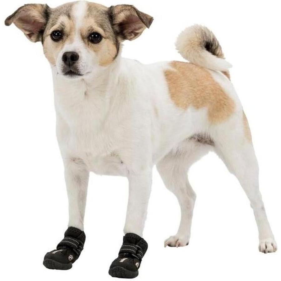 TRIXIE Walker Active Bottes de Protection pour Chien Taille S/M 2 pièces Noir