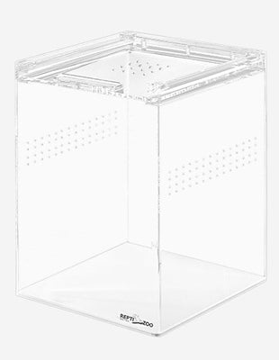 TERRARIUM ACRYLIQUE TRANSPARENT 15x15x25cm REPTIZOO