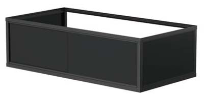 CACHES NOIRS pr.TERRARIUM RK/RHK/PHK 90.8x45.8x26.8cm REPTIZOO