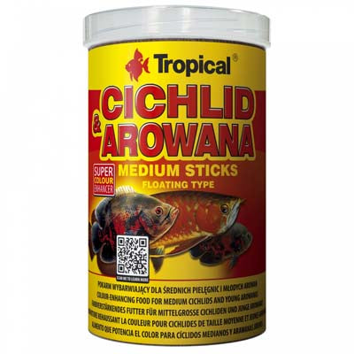 CICHLID & AROWANA MEDIUM STICKS 1000ml