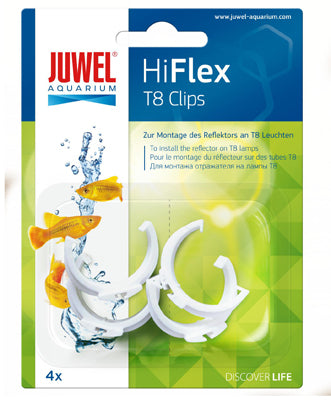 Clips T8 pour réflecteur Hiflex 4pcs JUWEL-----