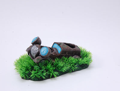 CAR WITH PLANT 190x120x80mm---