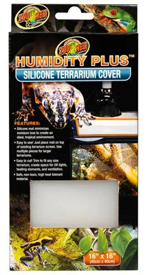 HUMIDITY PLUS silicone terrarium cover 40.64X40.64cm ZOOMED