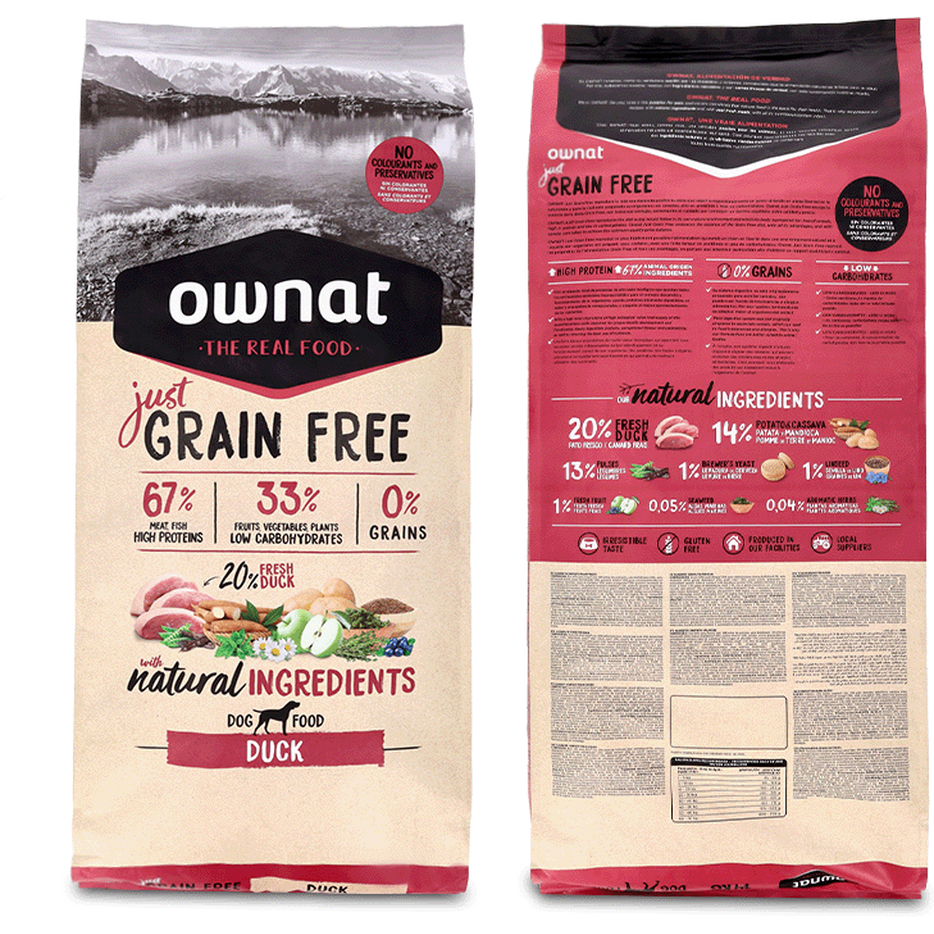 OWNAT Just Grain Free Duck 14kg