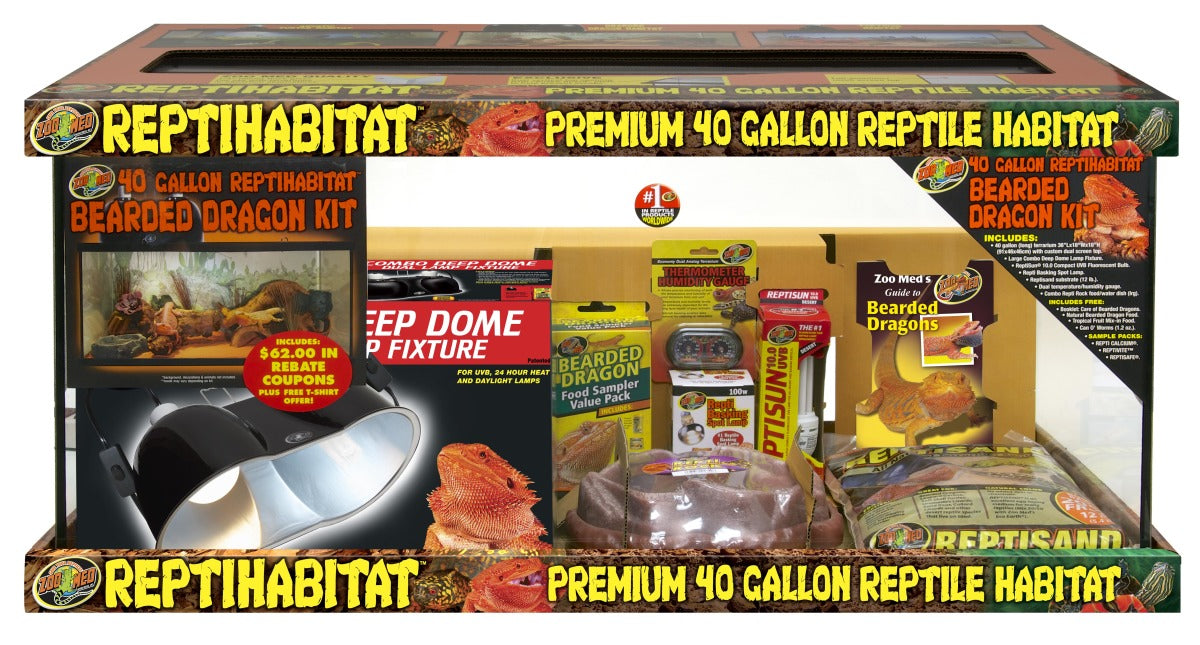 ZOOMED ReptiHabitat Terrarium Double Porte 91x46x46 cm