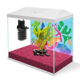 AQUAEL Aquarium Set Leddy Mini 35 Blanc 19L