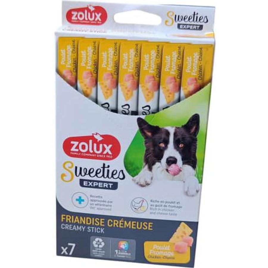 ZOLUX Stick Crème Poulet Friandise Crémeuse pour Chien 5x12g
