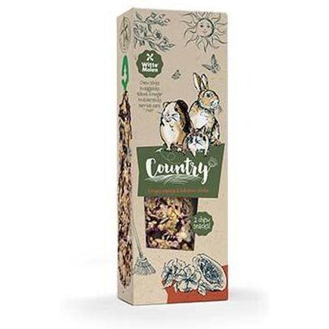 Country Bâtons à ronger papaye & hibiscus 2st