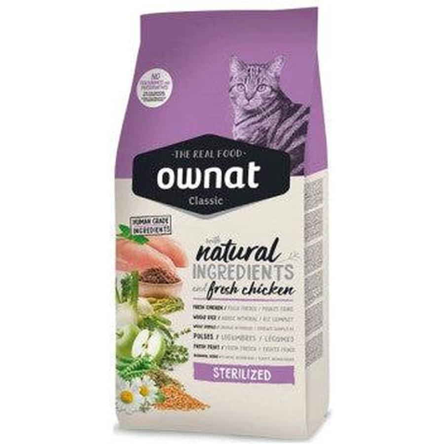 OWNAT Classic Fish Cat Croquettes pour Chat Adulte Poisson Frais 3kg