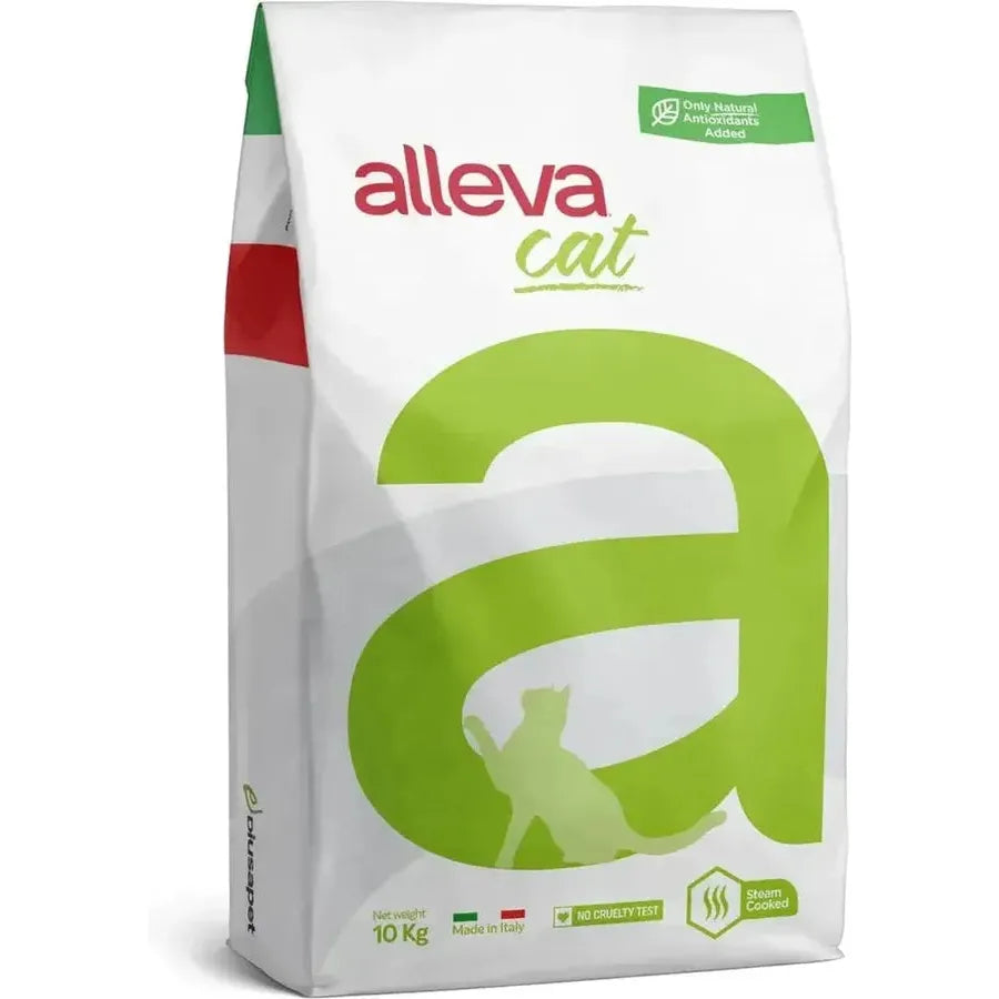 Croquettes sans céréales Alleva Holistic Poulet & Canard + Aloe Vera & Ginseng chat adulte