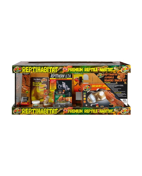 ZOOMED ReptiHabitat Kit Juvenile Dragon Barbu 76x30x30cm Terrarium Complet 20 Gallons