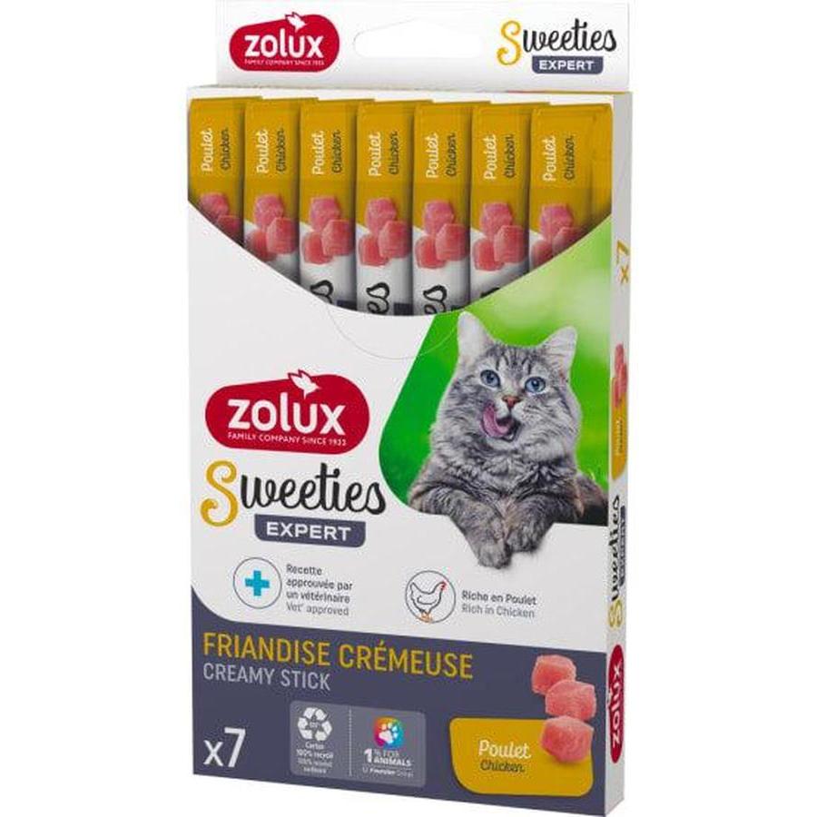 ZOLUX Stick Crème Poulet Friandise Crémeuse pour Chien 5x12g