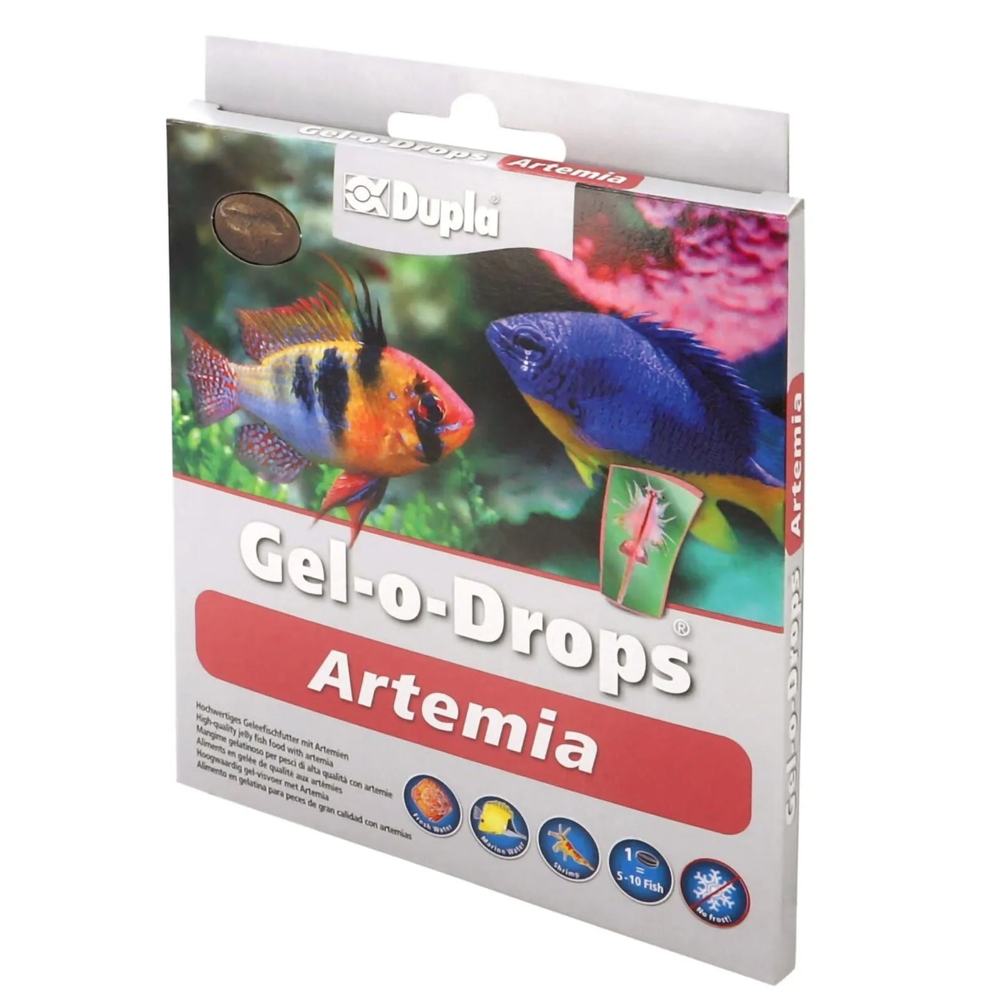 HOBBY-DOSHE AQUARISTIK Dupla Gel-o-Drops Weekend Aliment gelée spécial week-end poissons tropicaux 12x2g