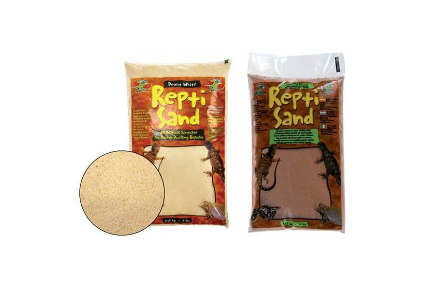 ZOOMED Repti Sand Noir 4,5kg Substrat Naturel pour Reptiles Désertiques