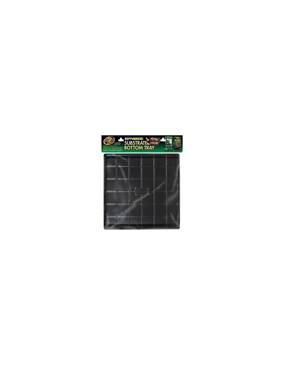 ZOOMED ReptiBreeze Substrate Tray pour NT10 NT11 NT15 Bac à substrat plastique amovible 16x16x2 pouces