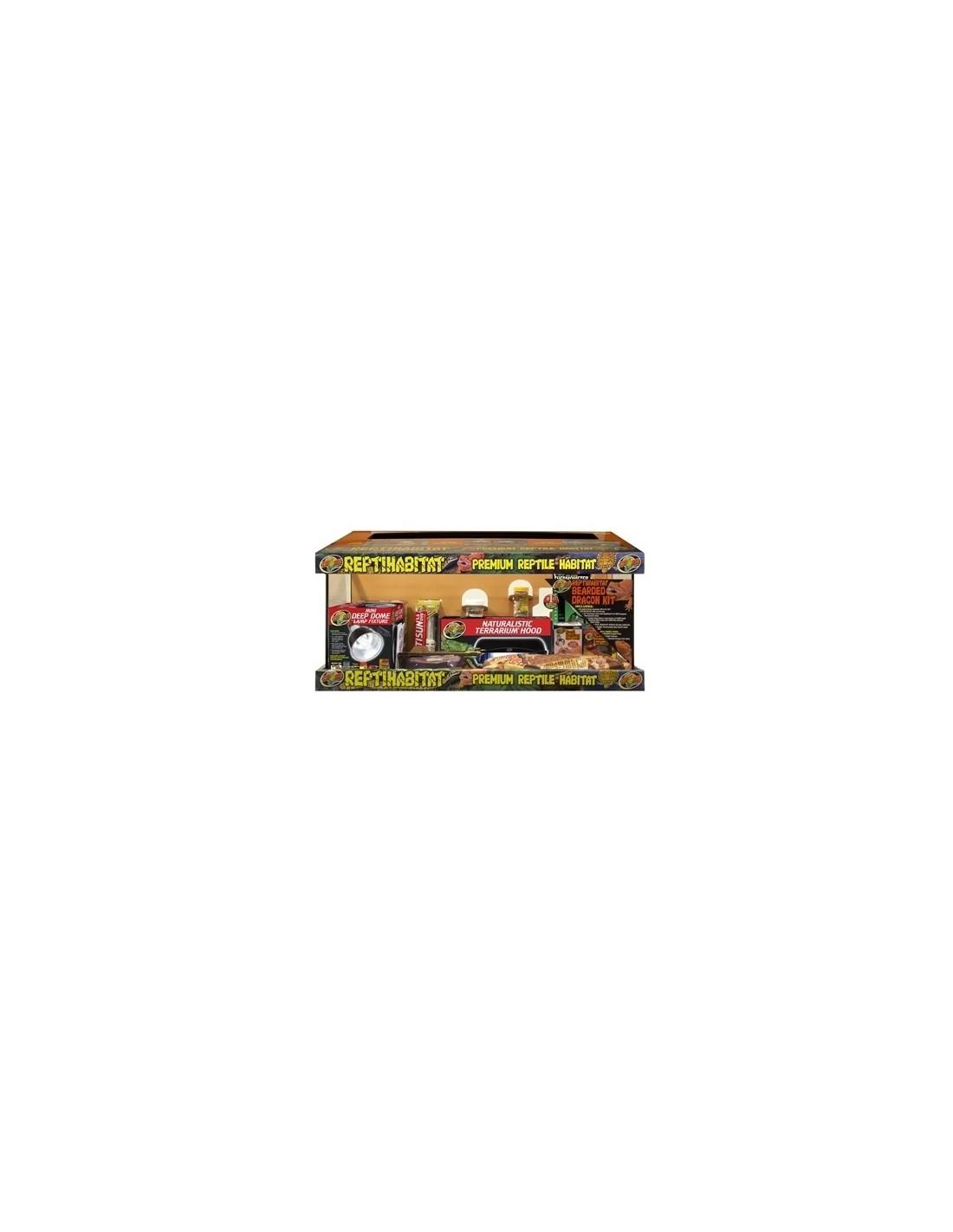 ZOOMED ReptiHabitat Kit Juvenile Dragon Barbu 76x30x30cm Terrarium Complet 20 Gallons
