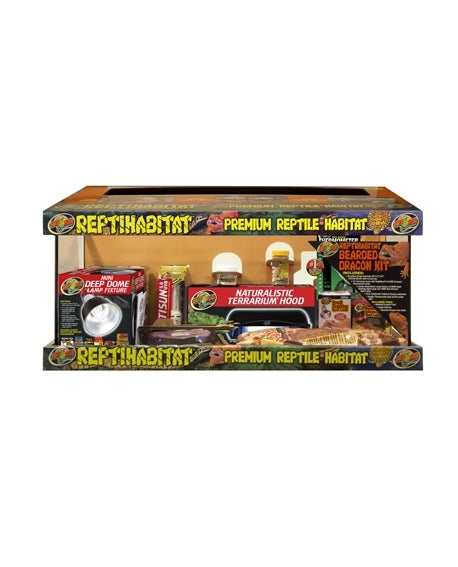 ZOOMED ReptiHabitat Kit Juvenile Dragon Barbu 76x30x30cm Terrarium Complet 20 Gallons