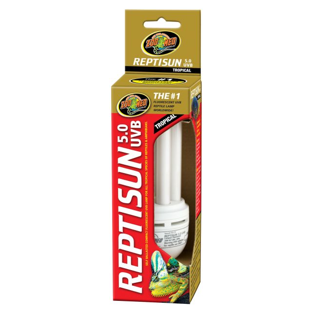ZOOMED ReptiSun 5% UVB T5 HO 25W 76cm Lampe Fluorescente pour Reptiles Tropicaux