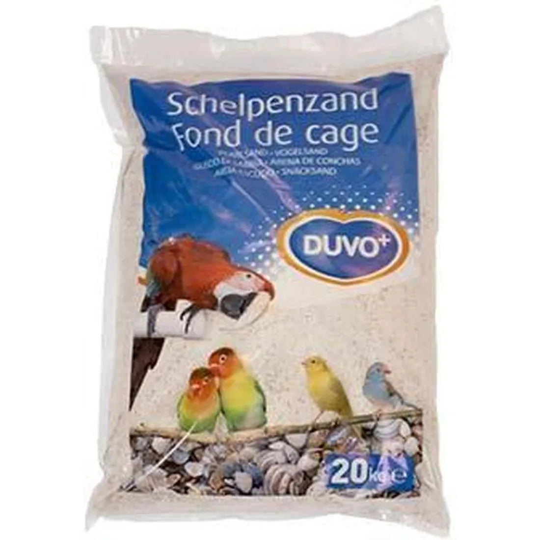 Sable blanc fond de cage 20kg blanc